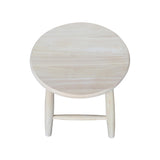 International Concepts Swivel Stool Barstool, 18 inch, Unfinished IC International Concepts