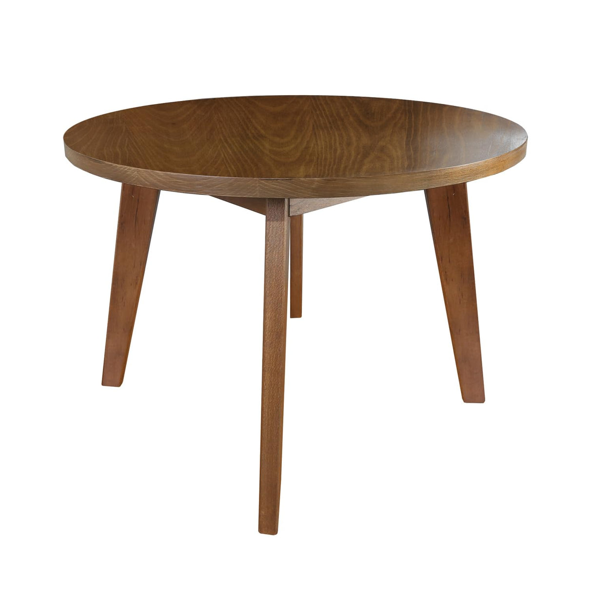 American Trails Genuine 100% Hardwood Round Coffee Table - Hand-Wiped Walnut American Trails
