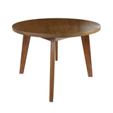 American Trails Genuine 100% Hardwood Round Coffee Table - Hand-Wiped Walnut American Trails