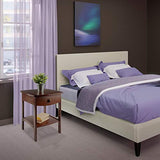 Winsome 22 x 18 x 18-Inch Wood Curved End Table/Night Stand With One Drawer, Brown (94918) Winsome