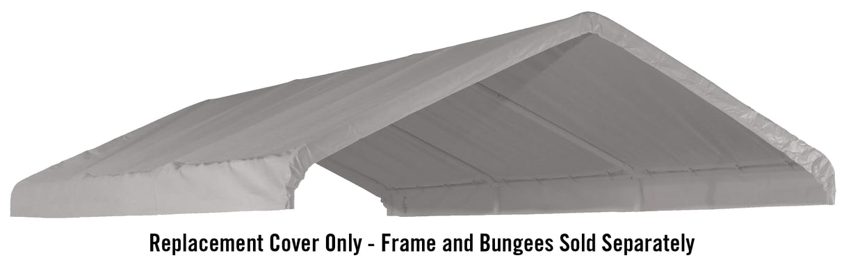 ShelterLogic MaxAP Canopy Replacement Cover, White, 10 x 20 ft. ShelterLogic