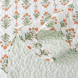 HoneiLife Quilt Sets King Size - Floral Bedspreads for King Bed, 3-Piece Wildflower Coverlets, Botanical Bed Cover King Quilt Bedding Set All Season Quilts-Sweet Grass HoneiLife