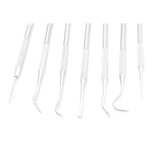 Motanar 10 Pcs 3D Printer Removal Cleaning Tool Kit, Metal Picks Set with Different Tips (Black) Motanar