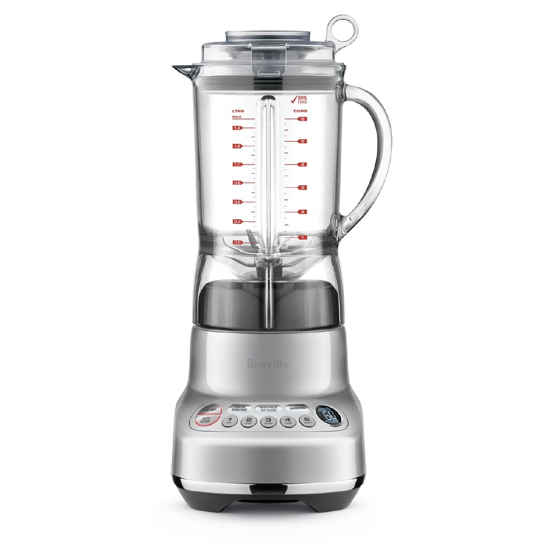 Breville BBL620SIL1AUS1 The Fresh & Furious Food_Blender, 50oz, Silver Breville
