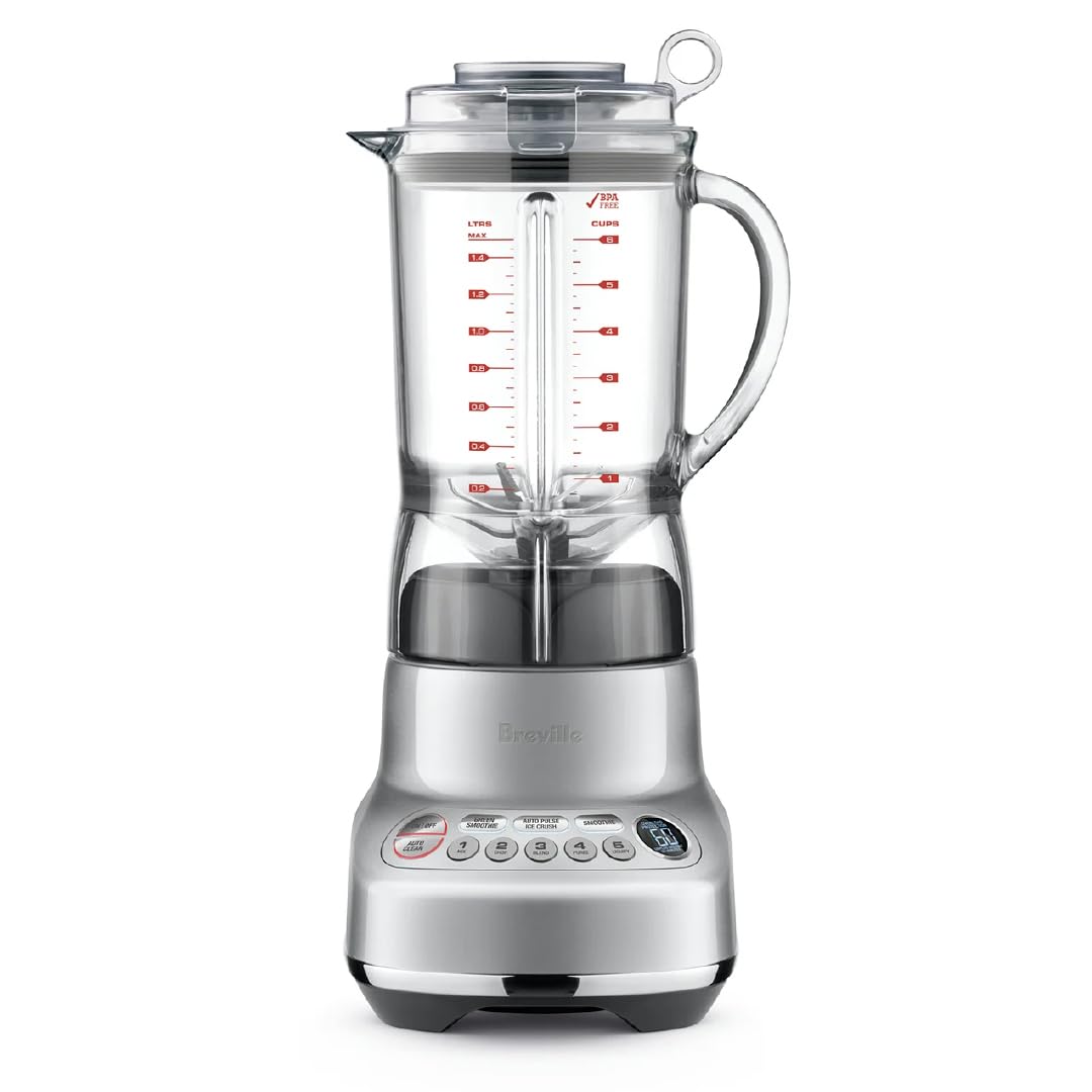 Breville BBL620SIL1AUS1 The Fresh & Furious Food_Blender, 50oz, Silver