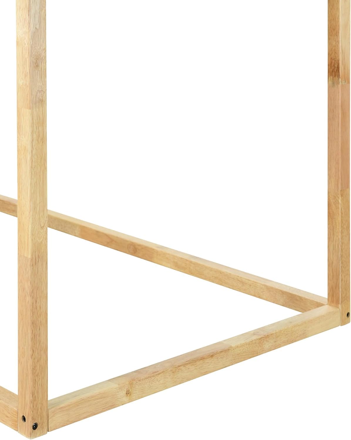 DUORUIMI Playhouse-Inspired Style Wooden Twin Over Full Bunk Bed, Loft Bed with Playhouse, Farmhouse, Ladder and Guardrails, Compatible with Girls Boys Teens (Gray-Play-TOF),bed frame DUORUIMI