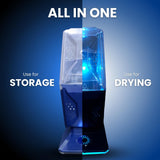 THETA°NanoHex° Filament Dryer Box for 3D Printer Filament. Auto Filament Storage Dehydrator for PLA PETG ABS Nylon PA Carbon Fiber Filament 1.75 2.85 3.00mm THETA°