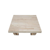 International Concepts LaCasa End Table, Unfinished International Concepts