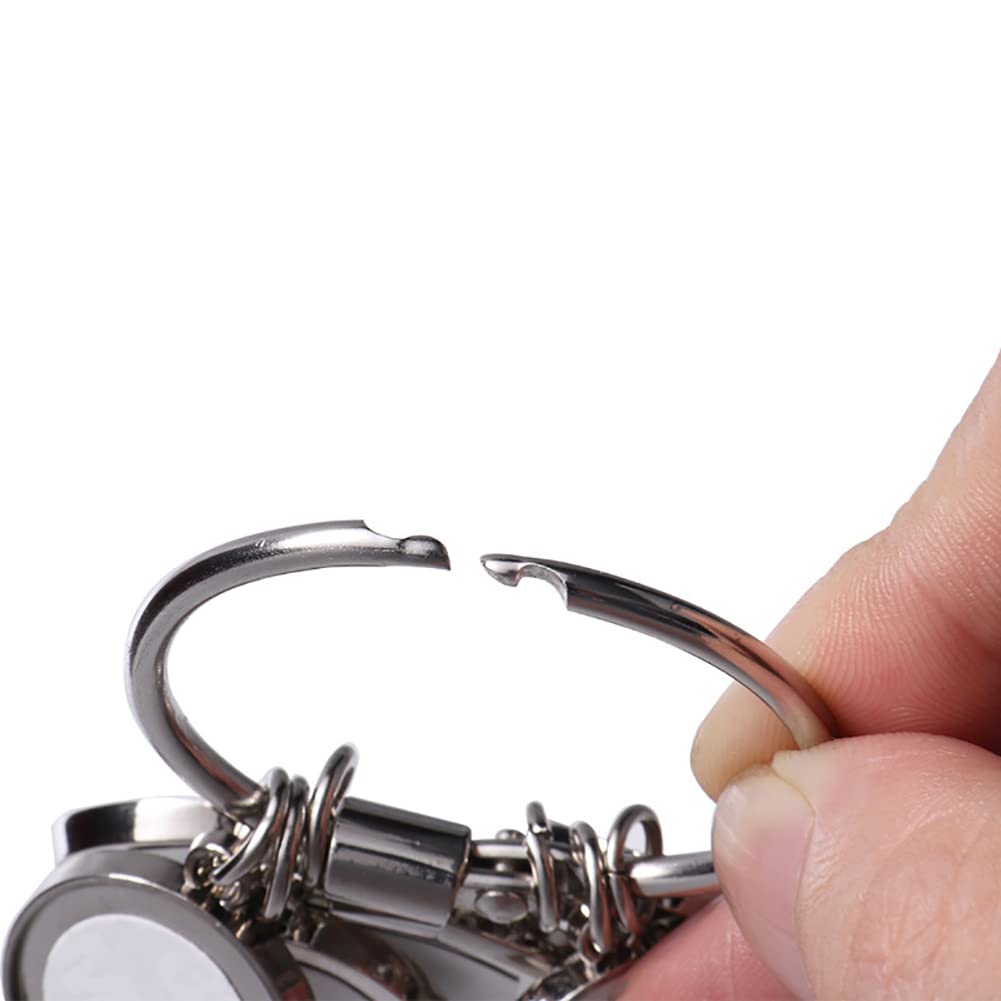 Sublimation Blank Keychain Transfer Keychain Picture Frame Keychain Metal Keyrings Memorial Gifts for Family Lover WoodArtSupply