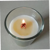 PXBBZDQ Wood Candle Wick Base Clips for Candle Making DIY | Sustainer Tabs Fit Most Wooden Wicks | Longer Burn Time & Less Wasted Wax(50pcs) PXBBZDQ