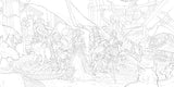 The Dungeons & Dragons Coloring Book: 80 Adventurous Line Drawings WoodArtSupply