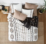 Geniospin King Size Comforter Set- 7 Pieces Boho Bed in a Bag, Western Bedding Set for All Seasons, Reversible Aztec Bedding, Lightweight Comforter Bed Set with Sheets, Pillowcases & Shams Geniospin