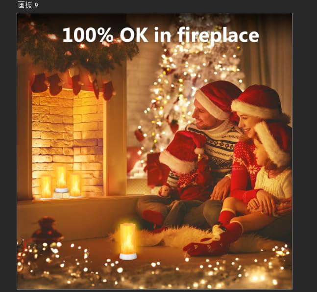 DI MORE 2PCS LED Flame Light, USB Rechargeable Flame Lamp with Remote & Timer, Waterproof Dimmable Flameless Candles Light for Home Party Garden Camping Halloween Christmas Decoration DI MORE