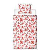 Nintendo Mario Closeup Single Duvet Cover Set Character World