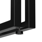 Industrial Vintage Brown 3-Tier Bookshelf by IRONCK - Sturdy Metal Frame & Spacious Storage IRONCK