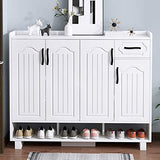 NiArt 4 Pairs Soft Silicone DIY Epoxy Resin Casting Molds, Curved Rectangle Wave + Straight Hexagon Cabinet Door Serving Tray Furniture Drawer Bar Pull Handles Agate Multipurpose Art Craft Decoration NiArt