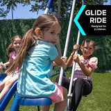 Sportspower Arcadia Swing Set - Outdoor Heavy-Duty Metal Playset for Kids with Slide Sportspower