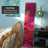 6 ft. Tall Double Sided Desire Canvas Room Divider Red Lantern