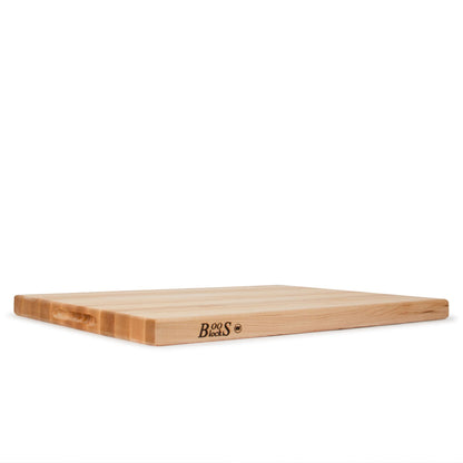 John Boos Large Maple Wood Cutting Board for Kitchen Prep, Rectangular Charcuterie, 24" x 18" x 1.5" 1.5 Inch Thick, Edge Grain, Reversible Boos - WoodArtSupply