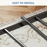 OLIXIS Twin Size Metal Platform Bed Frame - Mattress Foundation with Headboard and and Footboard, No Box Spring Needed with 700LBS Sturdy Wooden Slats Support, Noise Free, Easy Assembly OLIXIS