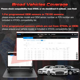 XTOOL TP150 TPMS Programming Tool, Universal TPMS Tire Sensor Relearn/Reset/Activate/XTOOL TS100 Sensor Programmer, Tire Pressure Monitor System Diagnostics Tool XTOOL