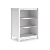 Signature Design by Ashley Hallityn Modern Freestanding 3-Tier Bookcase with 2 Adjustable Shelves, White Signature Design by Ashley