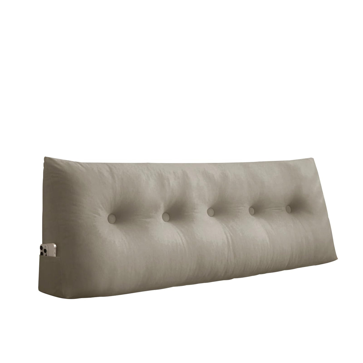 UUluhao Wedge Pillows Headboard Twin XL for Dorm Light Grey Headboard Backrest Pillows for Sitting Up in Daybed and Bunk Beds Large Bolster Lumbar Support Leg Positioning Cushion,39 * 4.7 * 15.7in UUluhao