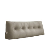 UUluhao Wedge Pillows Headboard Twin XL for Dorm Light Grey Headboard Backrest Pillows for Sitting Up in Daybed and Bunk Beds Large Bolster Lumbar Support Leg Positioning Cushion,39 * 4.7 * 15.7in UUluhao