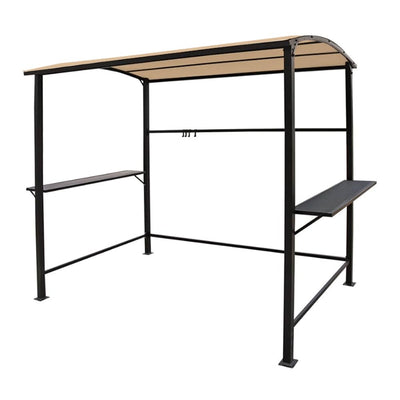 Garden Winds Custom Fit Replacement Canopy Top Cover Compatible with The Cobana Ca-Gz-N01/N02/N03/N09 8' x 4.6' Grill Gazebo - Upgraded Performance RIPLOCK 350 Fabric