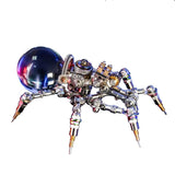 Mostarle Crystal Lamp Jumping Spider 3D Metal Puzzle, Arcynix DIY Model Kit Sci-Fi Mechanical Spider Steampunk Decor, Creative Gift & Futuristic Home Décor for Adults & Teens Arcynix