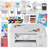 Brother SP-1 Sublimation Printer Bundle with SE700, Full Ink Set, 160 Sublimation Transfer Sheets, 50 Blanks, Tape and More