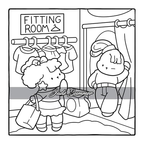 Cozy Eras: Cute Coloring Book for Adults and Teens with Adorable Characters and Nostalgic Scenes for Relaxation (Comfy and Cozy Coloring Books) WoodArtSupply