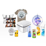 All-in-one 3D Sublimation Vacuum Heat Press Machine 6 Mode Intelligent Transfer Printing Multi Function Sublimation Printer for T-Shirt, Phone Case, Mug, Plate Crystal、Glass、Rock Photo (3D Heat Press) Subtransfer