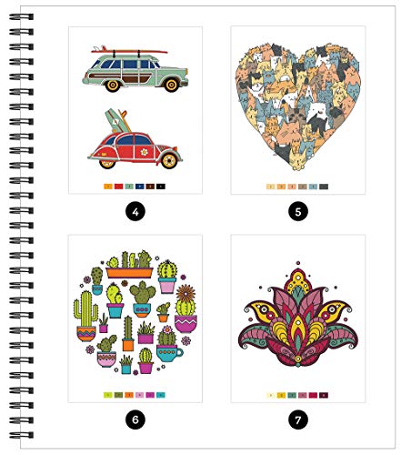Brain Games - Color by Number: Stress-Free Coloring (Orange) Publications International, Ltd.