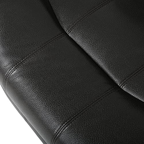 Christopher Knight Home GDFStudio Great Deal Furniture Merit Black Leather Recliner/Glider Chair GDFStudio