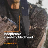 Fiskars X27 Super Splitting Axe, 36" Wood Splitting Axe for Medium to Large Size Logs with Shock-Absorbing Handle, Split Firewood, Forged Steel Blade, Bushcraft Gear and Camping Hatchet Fiskars