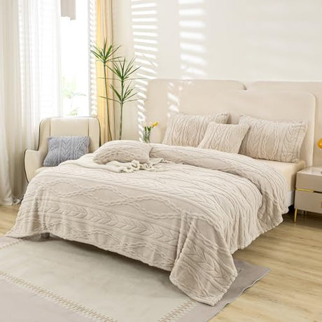YUSOKI Twin XL Blanket Single Layer,Weight(3.1lb),370GMS-3D Stylish Design for Gift Home Decor (Linen,65"x90") YUSOKI