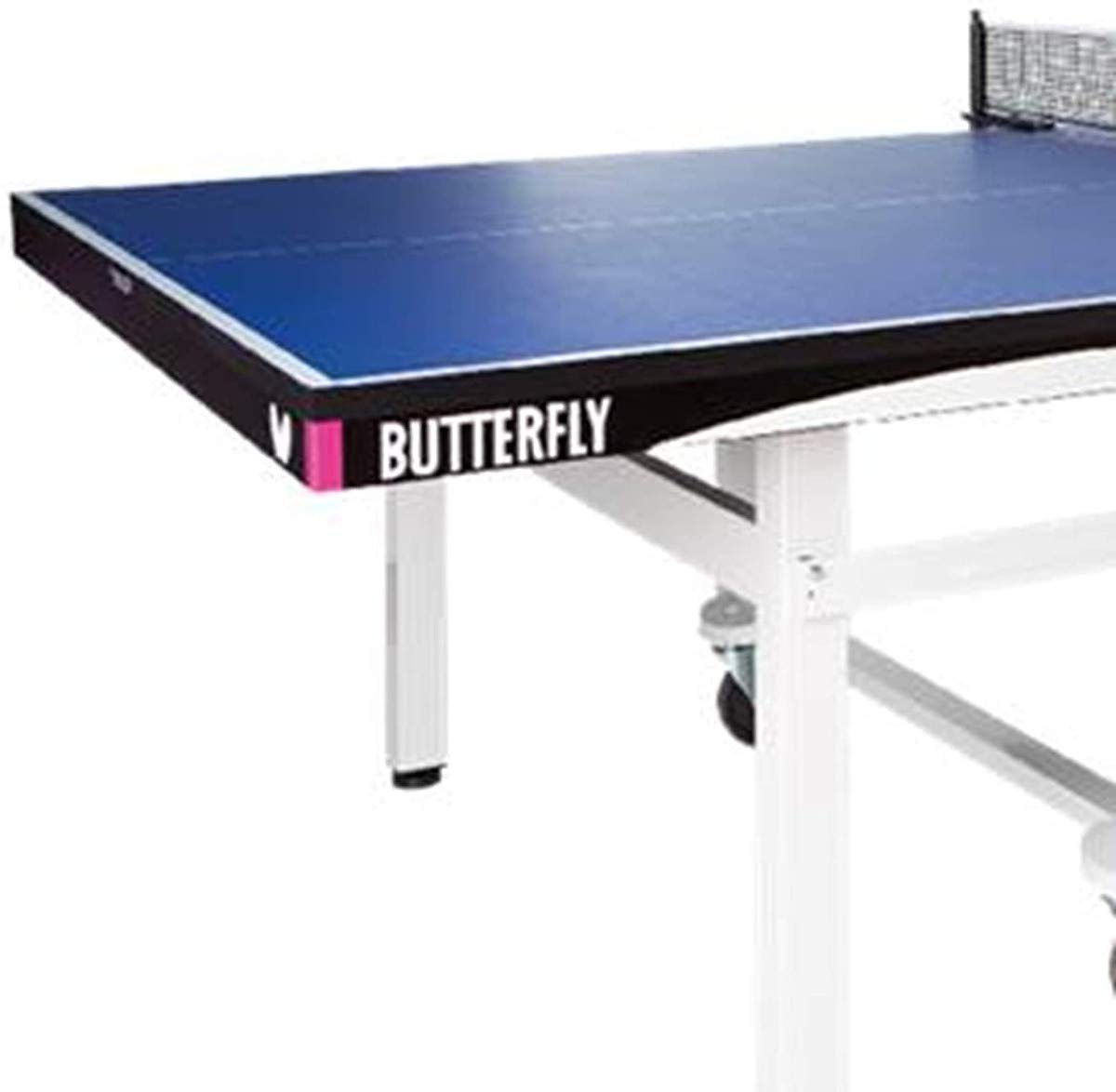 Butterfly Centrefold 25 Ping Pong Table | Indoor Rollaway Game Table | ITTF Approved Table Tennis Table for Tournaments, Clubs, Homes, Institutions | Pro Ping Pong Net Included | No Assembly | Blue Butterfly