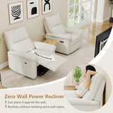 cinkehome Wall Hugger Power Recliners for Small Spaces, Electric RV Recliners with USB, Modern Recliner Chair for Living Room, Apartment