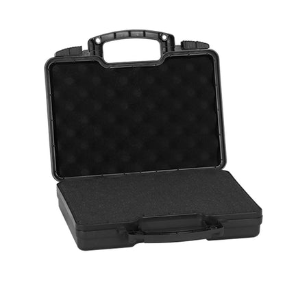 REBUST Lockable Hard Gun Case ; TSA Approved Lock Firearm Travel Case ; Revolver, Pistol, Handgun Hard Case with Foam Interior ; Shockproof Gun Storage & Waterproof Case, Black 12.8x 10.9 x 3.19 Inch