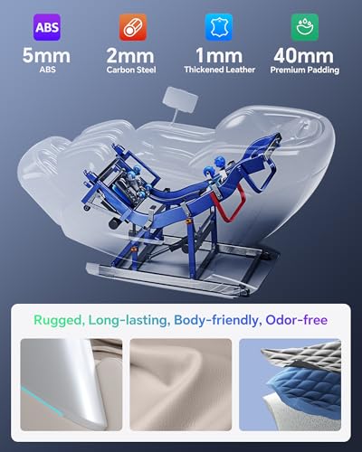 4D+3D Dual Mechanism Massage Chair Full Body, Zero Gravity Massage Chair Recliner with Segmented Dual SL Track, AI Fatigue Health Detection, 160° Flat Stretch, 8" HD Touchscreen & Voice Control,Brown CareTech