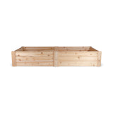 Infinite Cedar Premium Cedar Raised Garden Bed - 4' x 8' x 16.5" H - 1" Thick Wood Infinite Cedar