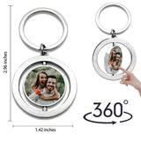 Joiit 8 Pack Sublimation Keychains Blank Key Chains Heat Transfer Press Keyrings Double side Print Key Rings Personalized Gifts Joiit