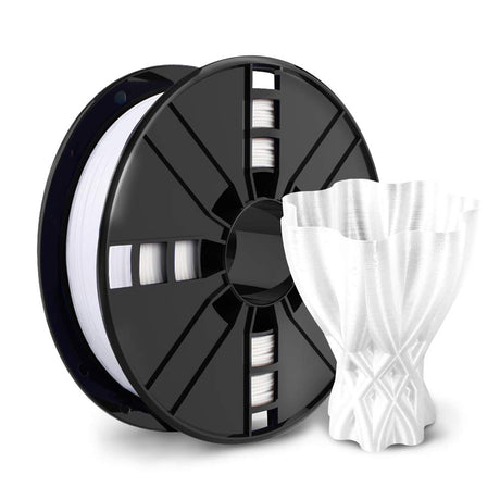 NovaMaker PETG 3D Printer Filament - 1.75mm White PETG, 1kg Spool (2.2lbs), +/- 0.03mm Dimensional Accuracy NovaMaker