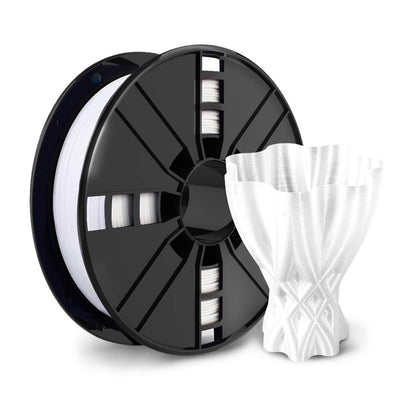 NovaMaker PETG 3D Printer Filament - 1.75mm White PETG, 1kg Spool (2.2lbs), +/- 0.03mm Dimensional Accuracy