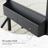 HUANUO Rolling Standing Desk Adjustable Height, Mobile Stand Up Desk for Walking Pad and Treadmill, Portable Computer Table with Wheels, 31.5"x15.75" Height 28.7"-46.1", Walnut HUANUO