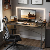 Cubiker Computer Desk, 40 inch Small Home Office Desk for Small Spaces, Modern Simple Style for Home, Office, Dark Black Cubiker
