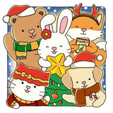 Fuzzy Hygge: Christmas Vibes Coloring Book for Adults & Teens Featuring Cozy Festive Holiday Winter Scenes with Adorable Animals Characters (Fuzzy Friends Coloring) Vivi Tinta