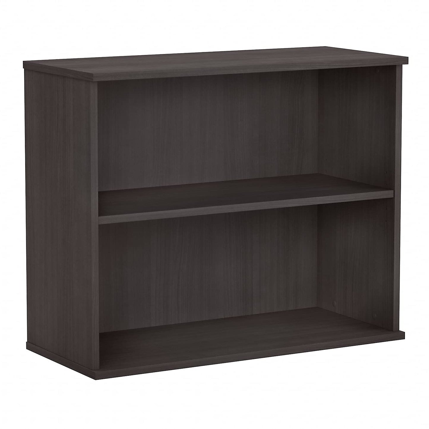 Bush Business Furniture 2-Shelf Bookcase, 29-Inch H - Storm Gray - WoodArtSupply