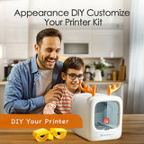 3D Printer for Kids, Beginner 3D Printer with 8 PLA Filament Set, Huge Toy Library & Modify, Wi-Fi & App Control, Create STEM Toys, High Precision 3D Printer W/ 15+ Mini 3D Design Module, X-Maker Joy AOSEED